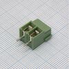 KF306V-5.0-02P-14, винтовой клеммный блок с защитой провода, 2 контакта