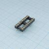 DS1001-01-18BT1NSF6S, dip-панель цанговая под микросхему 18pin, шаг 2.54мм, ширина 7.62мм, 3а, -40 +105с