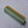 DG141R-2.54-20P-14-00A(H), нажимной безвинтовой клеммный блок на 20 контактов. зажим типа торцевой контакт. серия dg141r-2.54