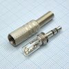 TRS 3.5 (mini plug) штекер металл, стерео аудио штекер 3.5 мм