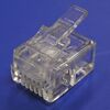 RJ12 (TP-6P4C), разъем rj rj12 (tp-6p4c), 1 гнездо