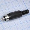 RCA 4004 B(4005), rca штекер кабельный, разъем типа "тюльпан"