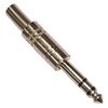 SZC-0055 / 6.3 MM STEREO, разъём аудио штекер стерео 6.35 мм, металлический