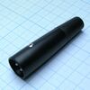 CANNON 56 3M, аудио разъём xlr - вилка кабельная, 3 контакта, цвет - чёрный