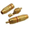 7-0222 GOLD RED, штекер rca gold