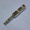 TRS 6.3 (jack) 2407 металл, разъем стерео аудиоштекер 6.3 мм