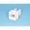 EKTN-D-04, модуль rj-45 8p8c кат.5e, keystone, универсальный, компакт, белый, pcnet