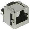 5557730-1, модульный разъем, cat3, rj45 jack, 1 x 1 port, 8p8c, cat3, монтаж в сквозное отверстие