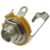 SZC-0068 MONO 6.35 MM, разъём аудио гнездо моно 6.35 мм, на корпус с гайкой