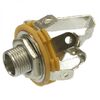 SZC-0070 STEREO 6.35 MM, разъём аудио гнездо стерео 6.35 мм, на корпус с гайкой