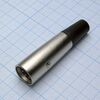 CANNON 54 5M, аудио разъём xlr - вилка кабельная, 5 контактов, цвет - серебристый