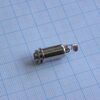 TRS 3.5 (mini jack) гнездо приборное мет, стерео аудио гнездо 3.5 мм, крепеж на прибор гайкой, закрытая контактная группа