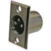 JD-395 / AUD-81, разъём микрофонный xlr, штекер на панель