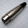 CANNON 49 7F, аудио разъём xlr - розетка кабельная, 7 контактов, цвет - серебристый