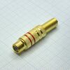 RCA Gold гнездо с хв., rca гнездо кабельное, разъем типа "тюльпан"