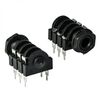SZC-0085 STEREO 6.3 MM, разъём аудио гнездо стерео 6.35 мм, на плату с гайкой