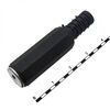 SZC-0100 STEREO 3.5 MM, разъём аудио гнездо стерео 3.5 мм, на кабель, черный