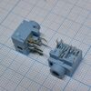 TRS 3.5 (mini jack) PJ317 син., стерео аудио гнездо 3.5 мм