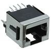 100616-1, модульный разъем, cat3, rj45, гнездо, 8 контакт(-ов), 8 вывод(-ов), 1 порт(-ов)