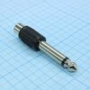 SZC-0142 / 6.35 MONO-RCA JACK, переходник аудио szc-0142 / 6.35 моно rca jack
