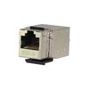 HYC-K18F112, розетка keystone 8p8c (rj-45) cat.5e, черная (tool free)