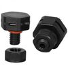 M5X0.8 PA66 BLACK, клапан выравнивания давления m5x0.8, чёрный пластик