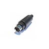 KLS1-294-M-07-B, мини din штекер 7 контактов пластиковый корпус