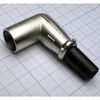 CANNON 72 3M, аудио разъём xlr - вилка кабельная угловая, 3 контакта, цвет - серебристый