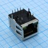 L-KLS12-TL193-1X1-G/Y-03-S, разъем rj45 со светодиодами и трансформатором