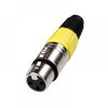 MC-107-3P-EN-EG, разъем xlr 3 контакта "гнездо", пайка на кабель