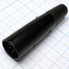 CANNON 50 5M, аудио разъём xlr - вилка кабельная, 5 контактов, цвет - чёрный