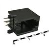 TJ4P4C, разъем rj tj4p4c, под пайку