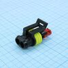 CKK7021-1.5-21B-V, корпус разъема, серия 1.5, розетка, 2 контакта, шаг-6мм operating voltage 24v