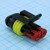 L-KLS13-CA043-1.5-02-FH-B, корпус разъема 2 контакта шаг 6мм розетка