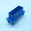 CKK7353LNS-1.5-11B, соединитель на плату вертикальный 35 pin, вилка, 1.5 шаг синий