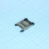 115G-AAAA-R, сокет mini sim карты металлический кожух 6 выводов катушка