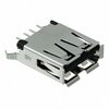 1734366-1, разъем usb тип a, usb 2.0, розетка, 4 вывод(-ов), монтаж в сквозное отверстие, вертикальный
