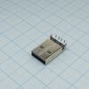 480370001, разъем usb, тип a, usb 2.0, вилка, 4 контакта, угловой, dip монтаж