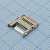 5009010801, гнездо памяти, серия 500901, micro sd, 8 контакт(-ов), медный сплав, контакты с покрытием из золота
