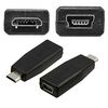 USB-F MINI TO USB-M MICRO, переходник usb miniusb f - microusb m