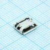 2013499-1, разъем micro usb тип b, usb 2.0, розетка, 5 вывод(-ов), поверхностный монтаж, прямой угол