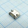 microUSB 5BFR тип2 2+2p, разъем micro usb тип b, usb 2.0, розетка угловая, 5 выводов