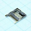 5040771891, держатель карты памяти microsd с выталкивателем