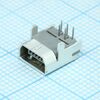 565790519, разъем mini usb тип b, usb 2.0, розетка, 5 выводов, монтаж в сквозное отверстие