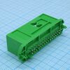 CKK5327E-0.7-11, разьем на плату вертикальный, 32 контакта, не герметичный series 0.7 зеленый