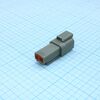 DT04-2P, корпус разъема 2 контакта монтаж на кабель автомобильного применения