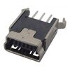 651005136421, соединитель мини-usb 5 контактов вертикальный монтаж в отверстие
