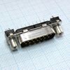 3-338310-2, разъем d sub, серия amplimite hdp-20, db, штекер, 15 контакт(-ов)