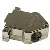 1534807-1, корпус d sub, два ввода, серия amplimite, da, 45°, корпус из металла