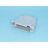 DP-25C-G, кожух для d-sub разьема 25 pin, пластик, серый